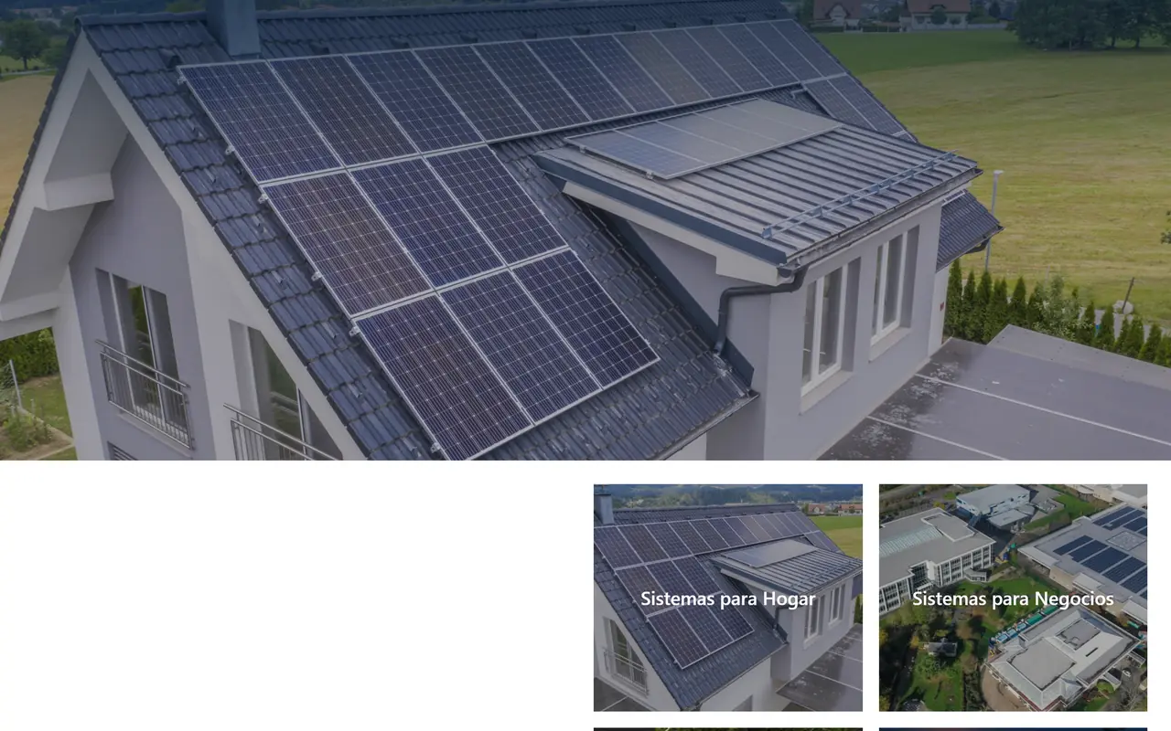 Sunmex Soluciones, captura 3 del sitio